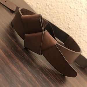 Brown NWT Knotted Loft Belt